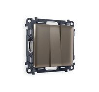 Выключатель трехклавишный Ambrella Volt ALFA QUANT MA635010_AMB
