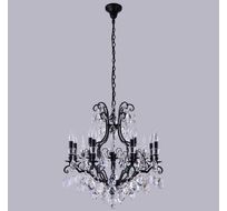 Подвесная люстра Crystallux MAGNIFICO MAGNIFICO SP13 BLACK/TRANSPARENT_CR