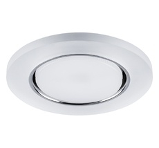 Точечный светильник встраиваемый светодиодный с цоколем gx53 круглый с подсветкой Feron 32659_FR