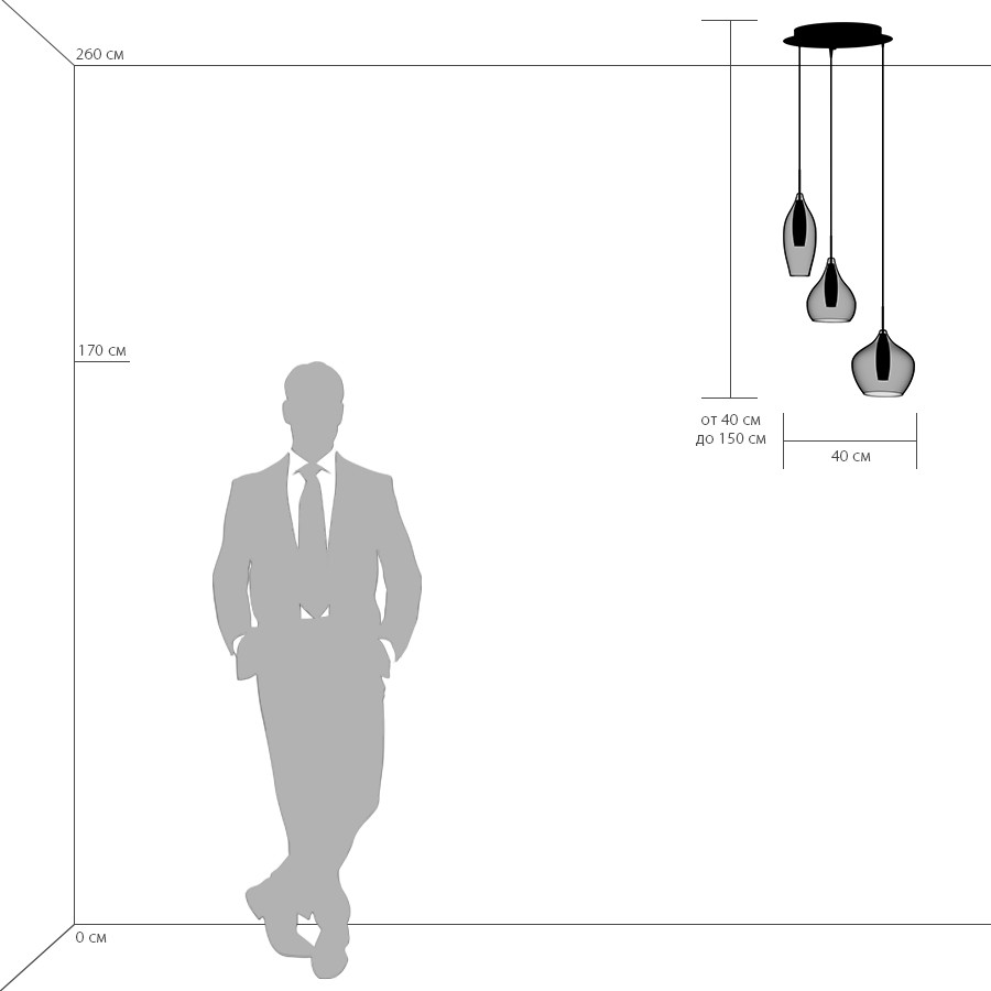 Подвесная люстра LightStar Pentola 803051_LS