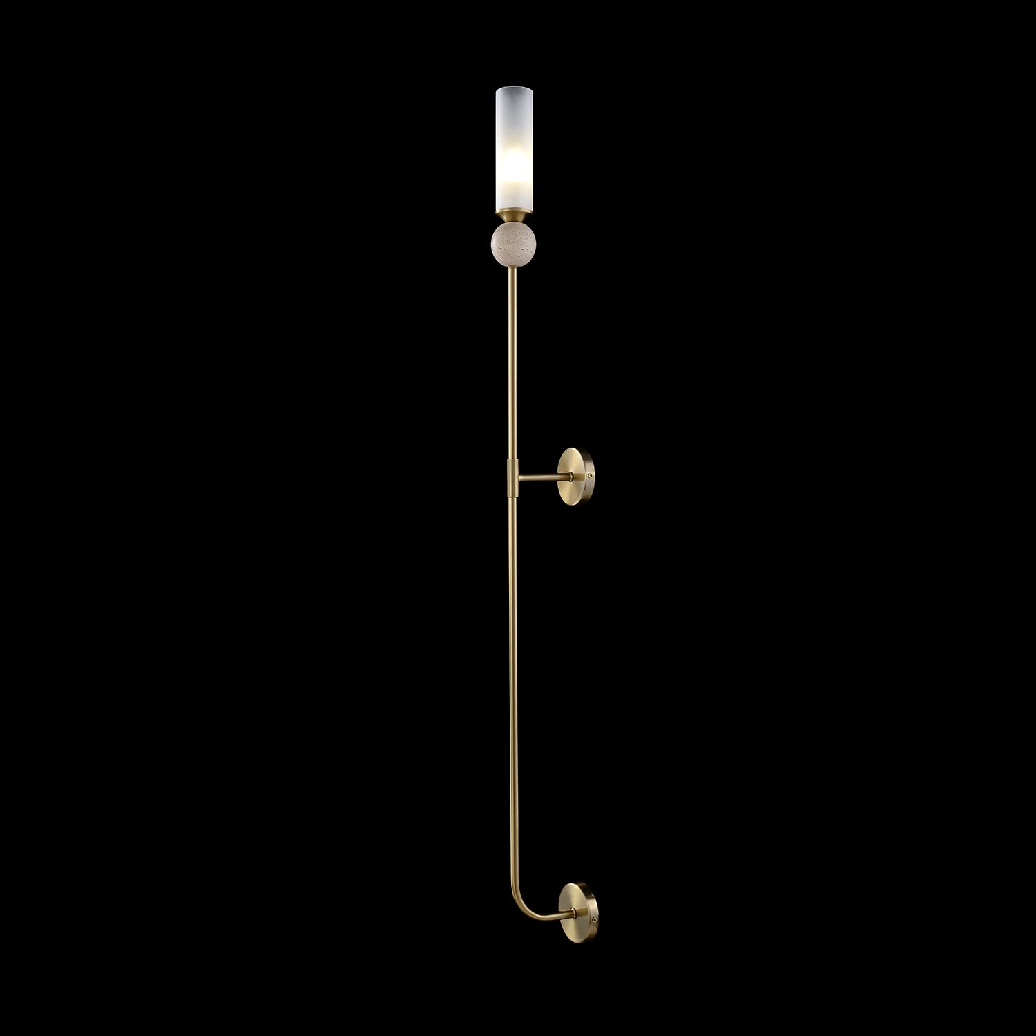 Бра Crystal Lux SIMPLY AP1.2 BRASS_CR