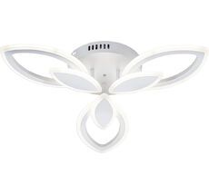 Потолочная люстра с пультом 50Вт, 3920Лм, 3500-4000К, Ra>80, плавная регулировка мощности, изменение цветовой температуры, ночник, металл/акрил, белый Escada 10287/3LED_ESC