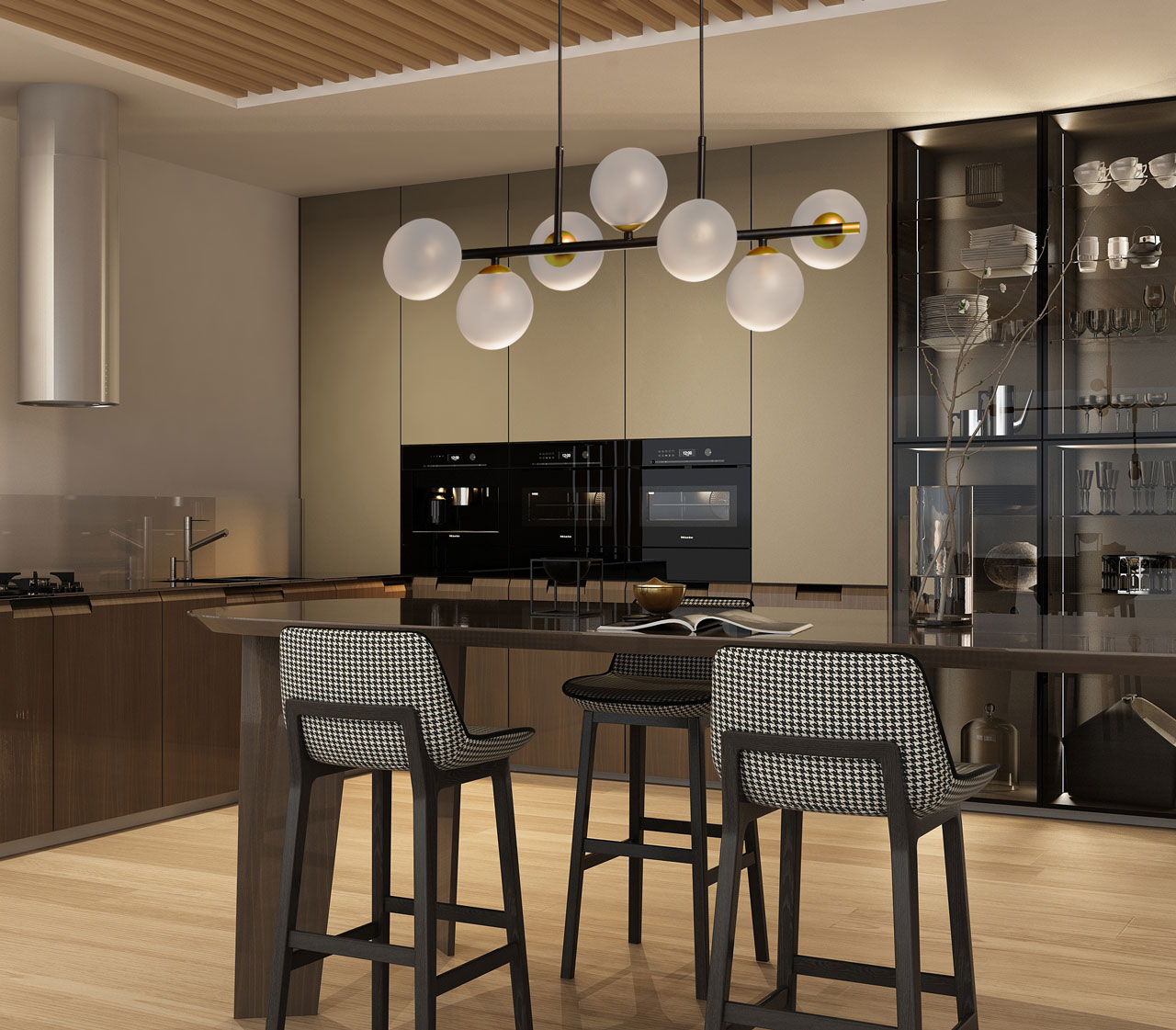 Подвесная люстра De City Оливия 306015707_MW