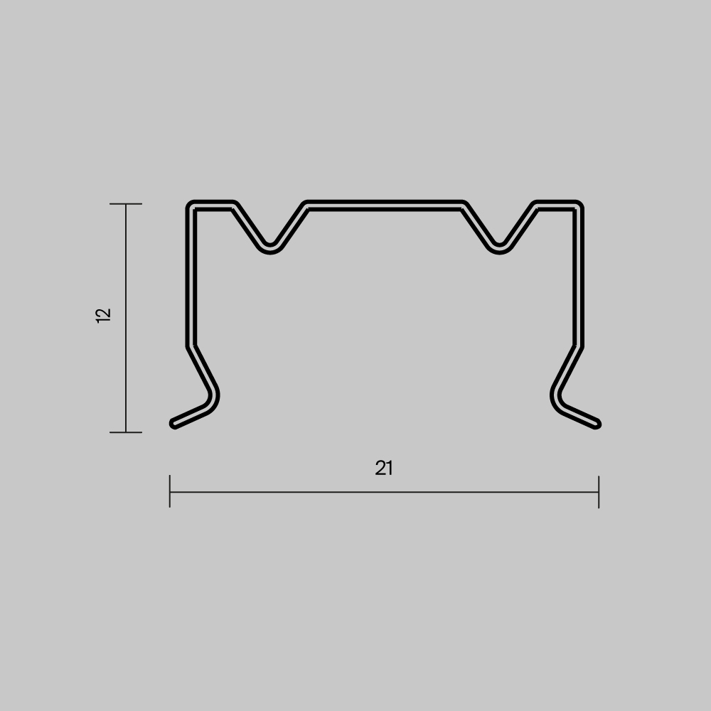 Комплект креплений (для профиля 20?20) 4 шт., ALM-2020B-MT 642078 Maytoni 642078_MY