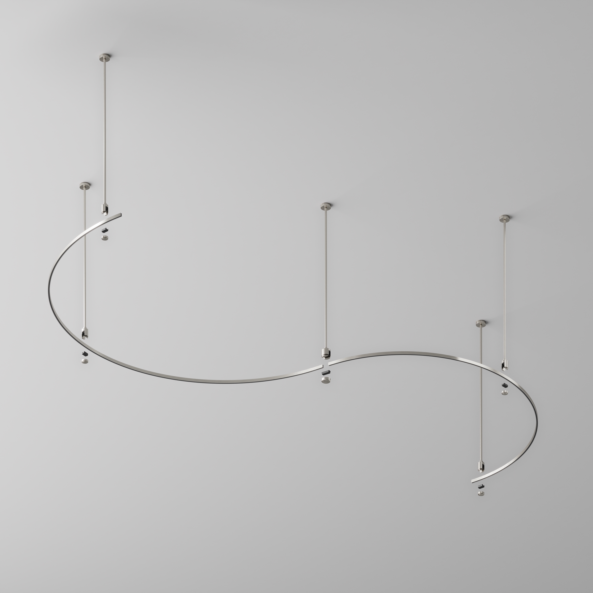 Шинопровод накладной/подвесной Maytoni Busbar trunkings Flarity TRX154-2SR-D1500-PT_MY