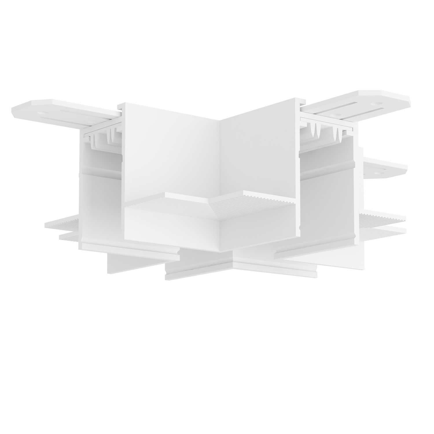 Коннектор трека Denkirs SMART HIDE TR2114-WH
