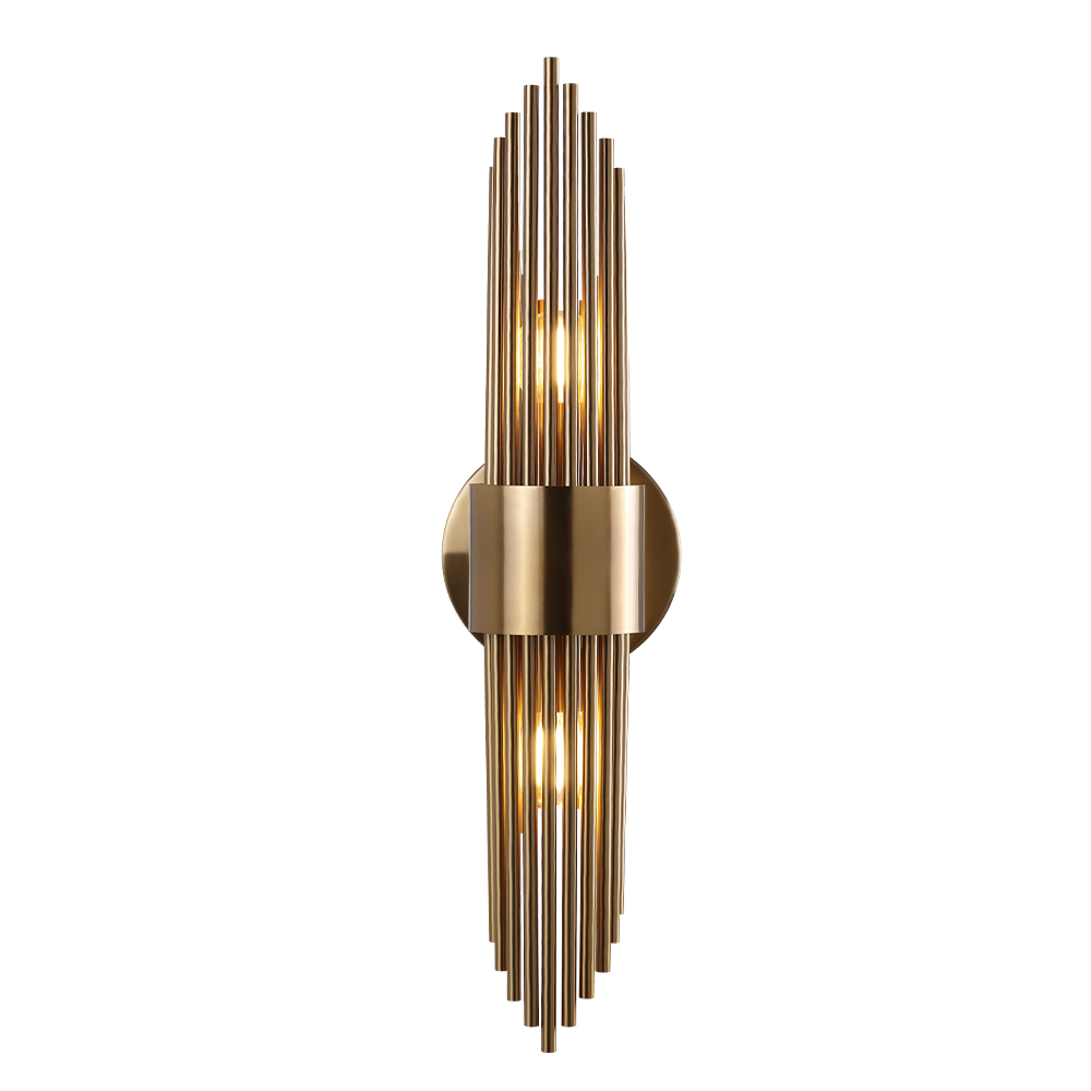 Настенный светильник Crystallux RUDOLFO RUDOLFO AP2 BRASS_CR