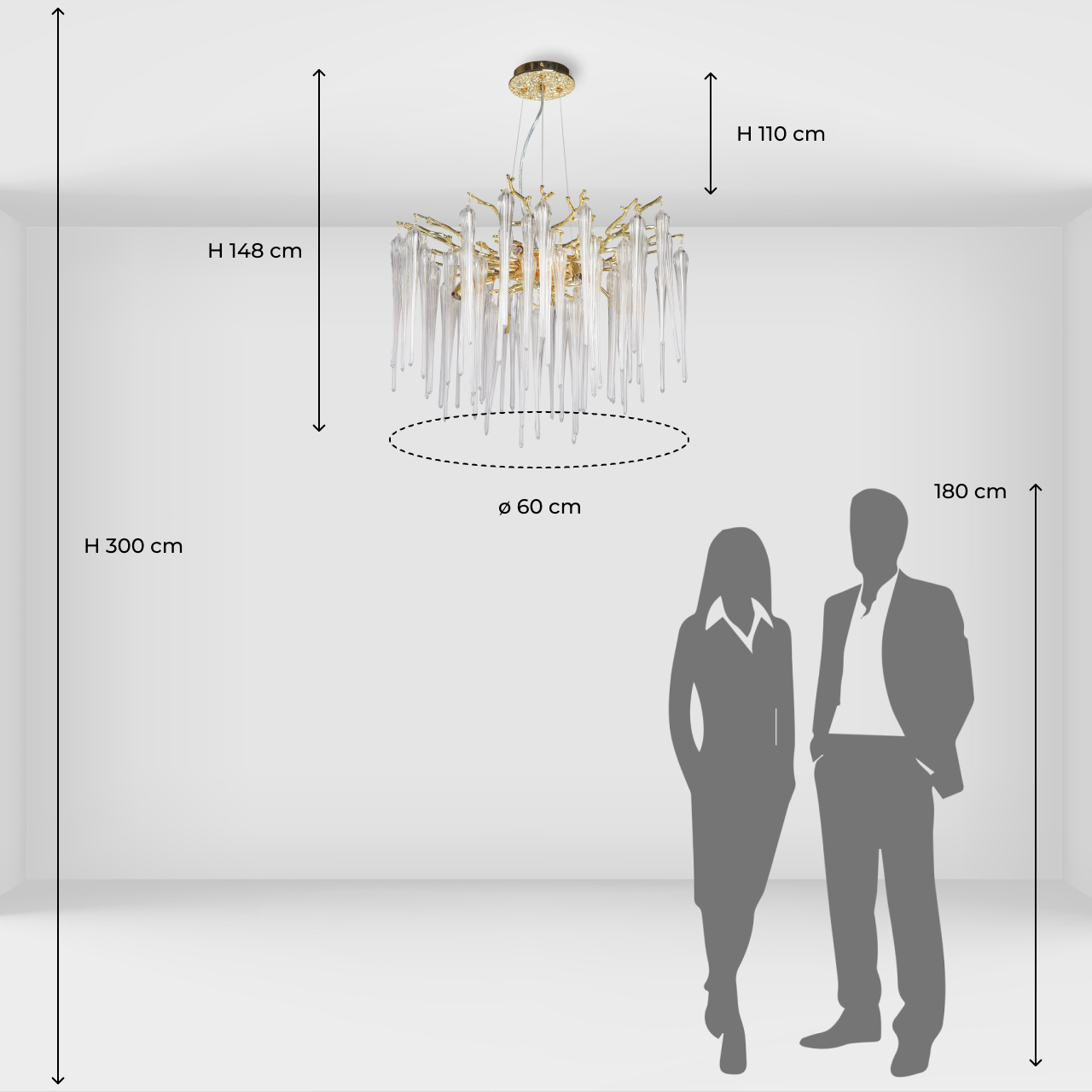 Подвесная люстра De Markt Лайма 467011608_MW