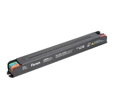 Трансформатор для светодиодной ленты с диммированием 200W 24V IP20 клипсы Feron 52131_FR