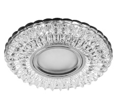 Встраиваемый светильник круглый с подсветкой Feron 29470_FR