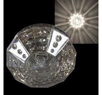 Точечный светильник круглый Sneha 7192/H G9 CR+YL_SN