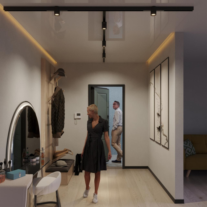 Трековый светодиодный светильник диммир. со сменой цв.температуры, пульт ДУ/Tuya Smart Life NOVOTECH VECTOR 359955