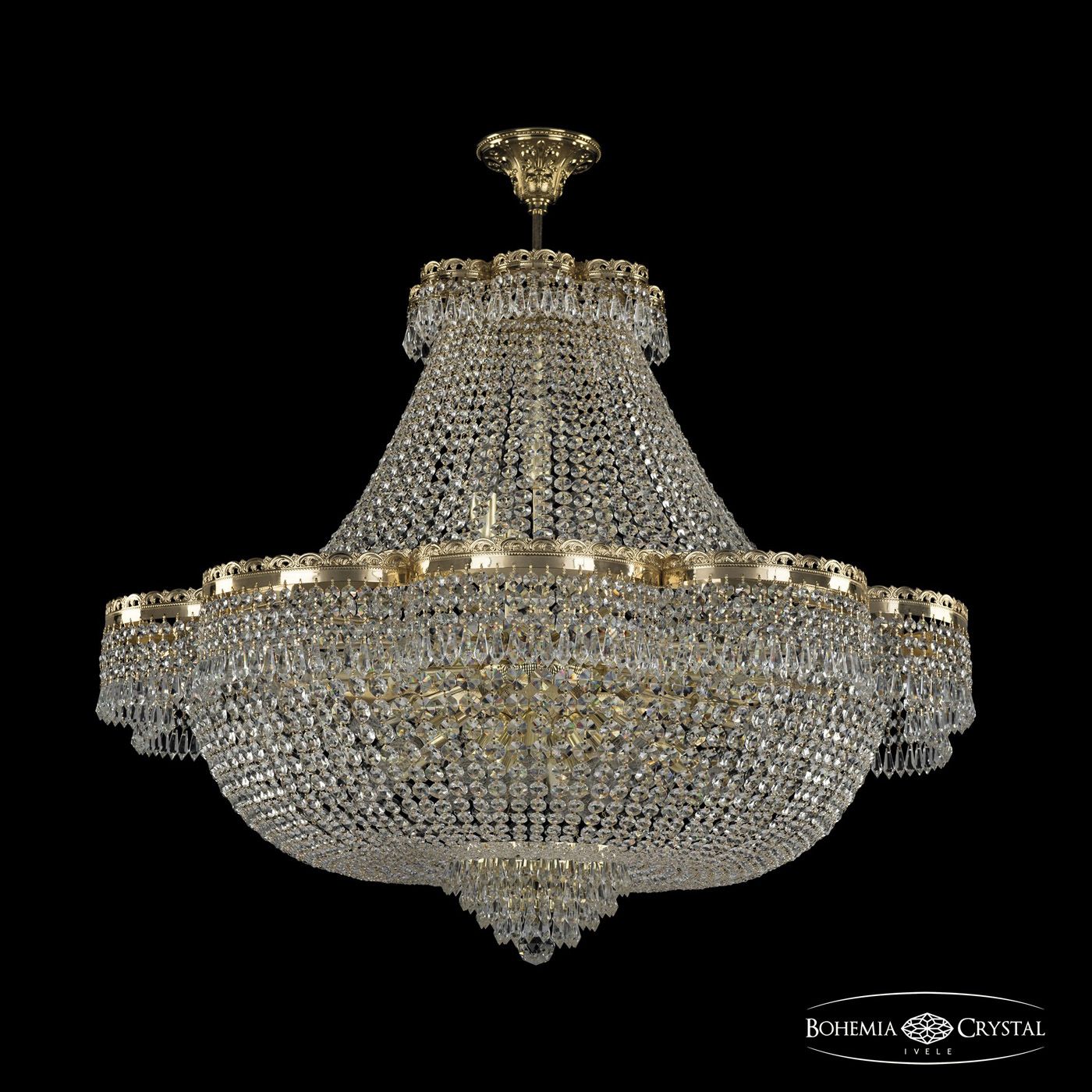 

Хрустальная люстра Bohemia Ivele 19301/H1/95JB G, 19301/H1/95JB G