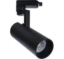 Трековый однофазный светильник светодиодный 220V 20029TRA/02 30W 4200K черный матовый Escada 20029TRA/02LED SBK_ESC