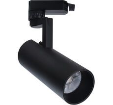 Трековый однофазный светильник светодиодный 220V 20029TRA/02 30W 4200K черный матовый Escada 20029TRA/02LED SBK_ESC