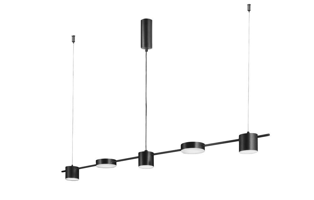 Подвесной светильник Crystallux TRISTAN TRISTAN SP5 L1200 BLACK_CR