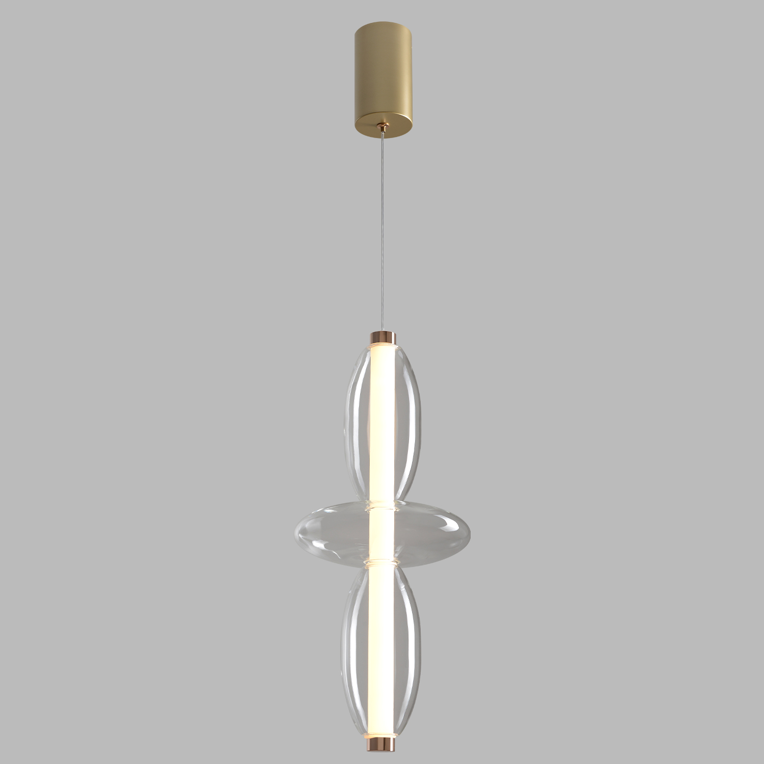 Подвесной светильник Crystal Lux QUASAR SP14W LED TRANSPARENT_CR