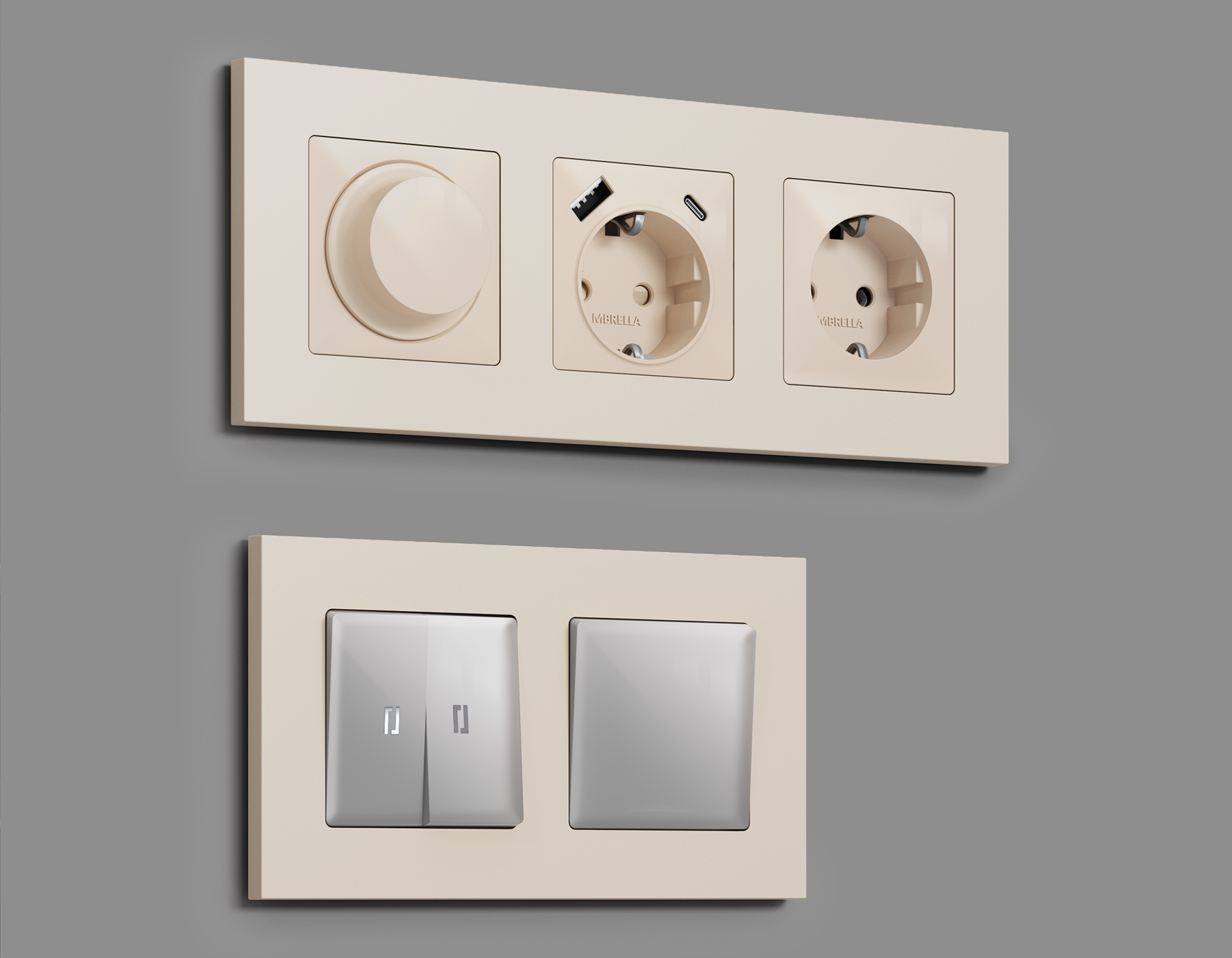 Рамка Ambrella Volt ALFA Qubi AF250331_AMB