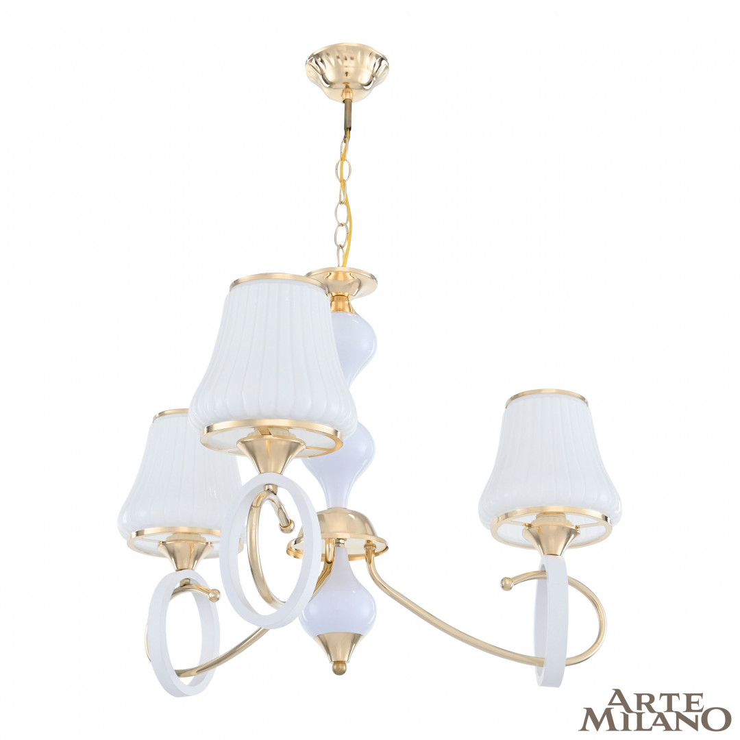 

Подвесная люстра Arte Milano Florentina 302387/3 Wh/Gd, 302387/3 Wh/Gd