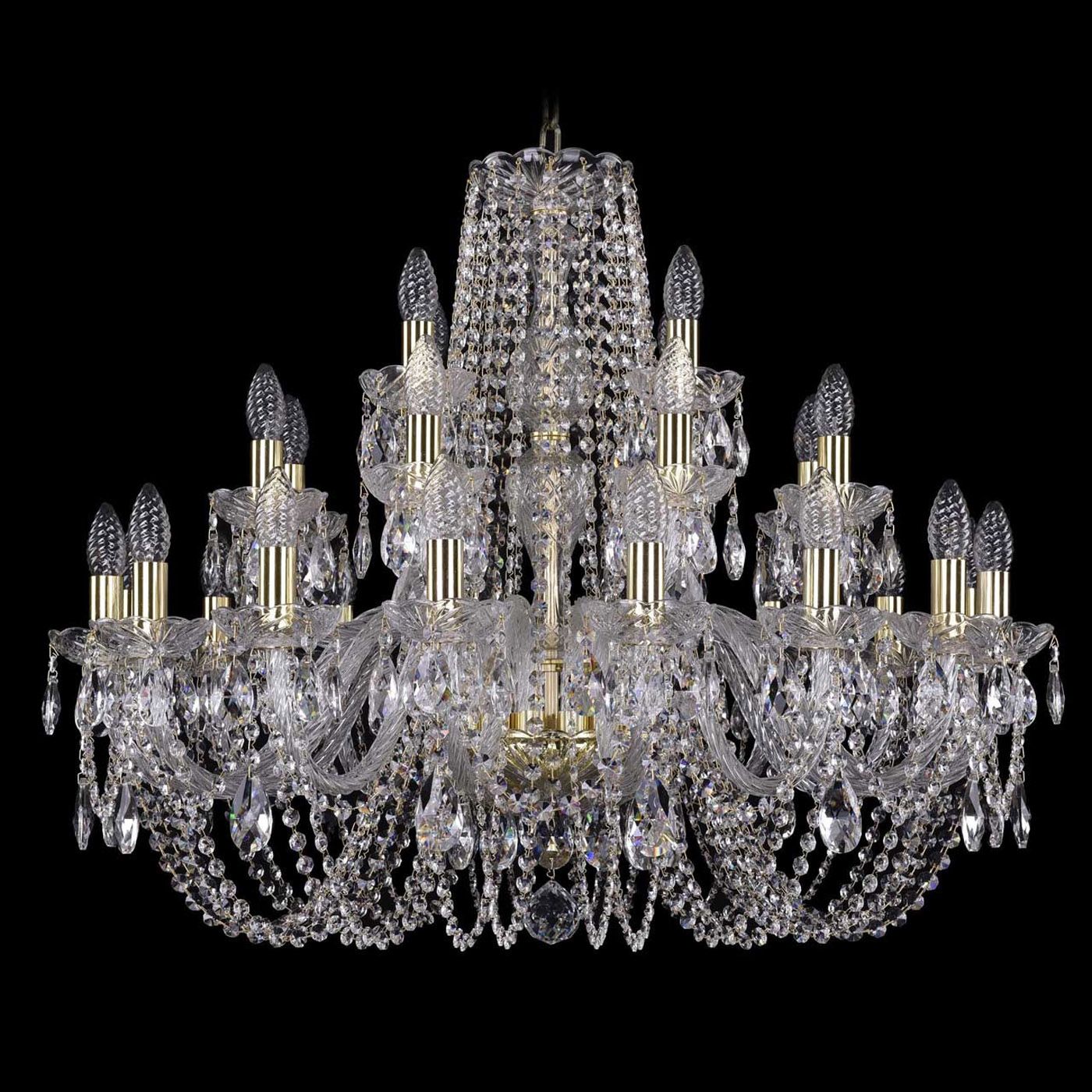 Хрустальная люстра Bohemia Ivele 1402/16+8+4/300 G_BI