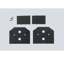 Заглушка для встраиваемого трека 220V в натяжной ПВХ потолок, в комплекте 4 шт Crystal Lux CLT 0.235 06 BL_CR