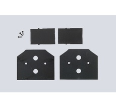 Заглушка для встраиваемого трека 220V в натяжной ПВХ потолок, в комплекте 4 шт Crystal Lux CLT 0.235 06 BL_CR