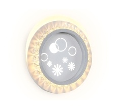 Настенный светильник Ambrella light с хрусталем Ice FA272_AMB