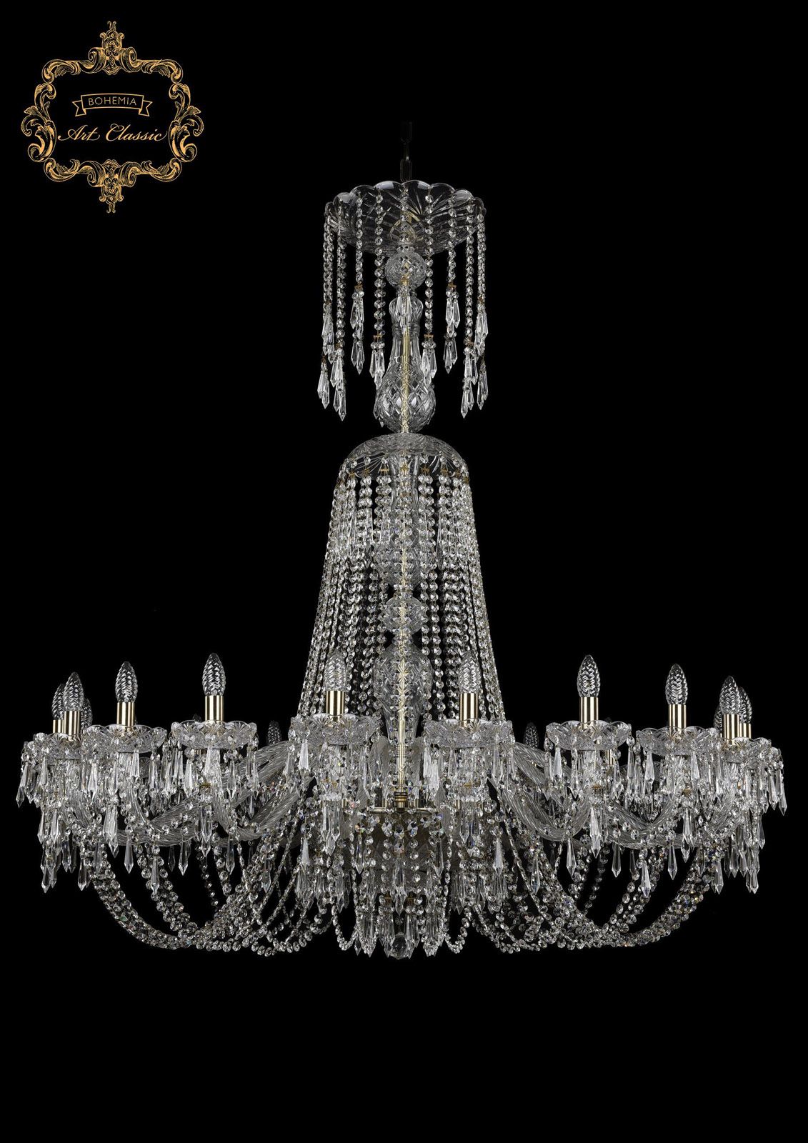 Хрустальная люстра Bohemia Art Classic 11.23.20.460.XL-136.Br.Dr_BI