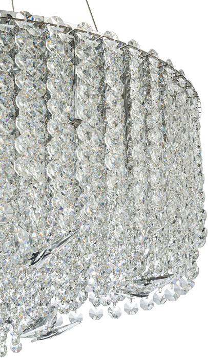 Подвесная люстра хрусталь (12051/12P Chrome) Indigo V000600