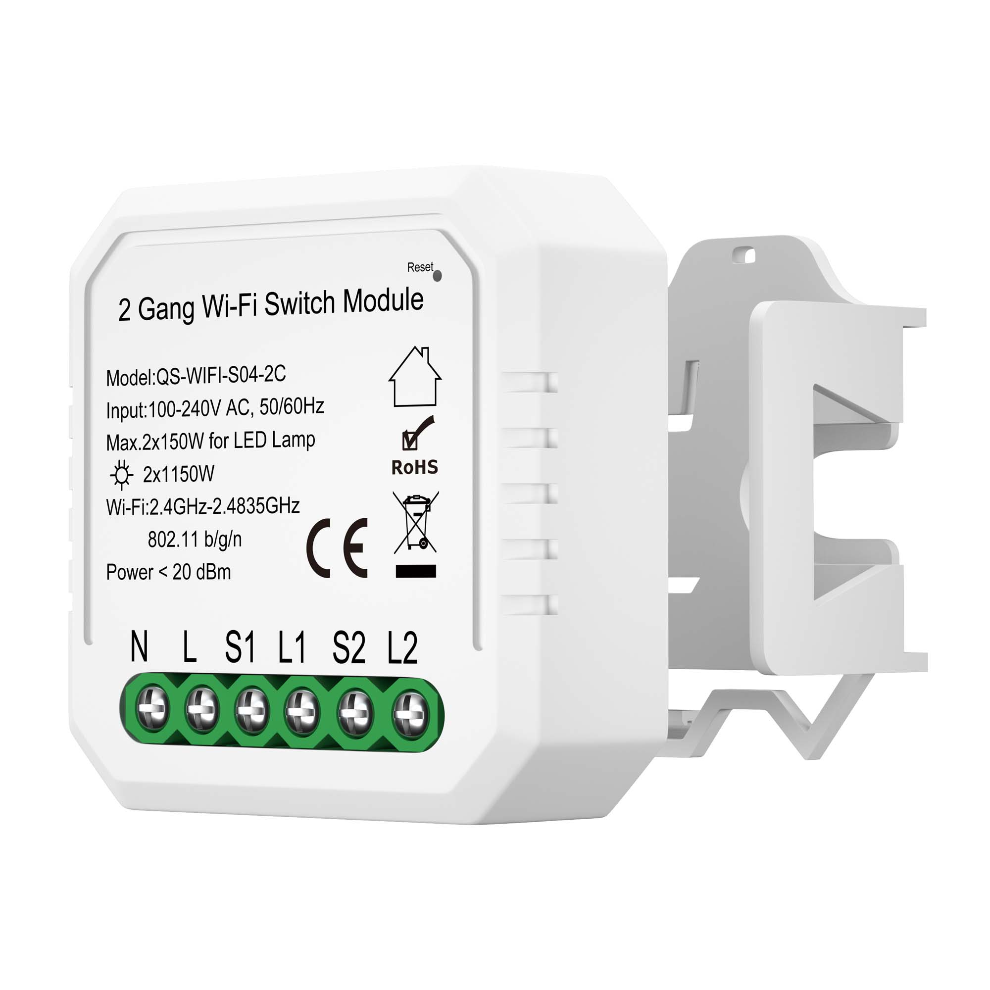 WIFI реле 2 канала, 2х5A ST LUCE AROUND ST9000.500.02C