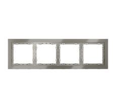 Рамка стеклянная VOLTUM S70 на 4 поста VLS110404
