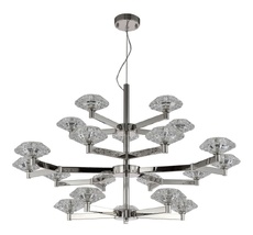 Подвесная люстра Crystallux REBECA REBECA SP5+10+5 NICKEL_CR