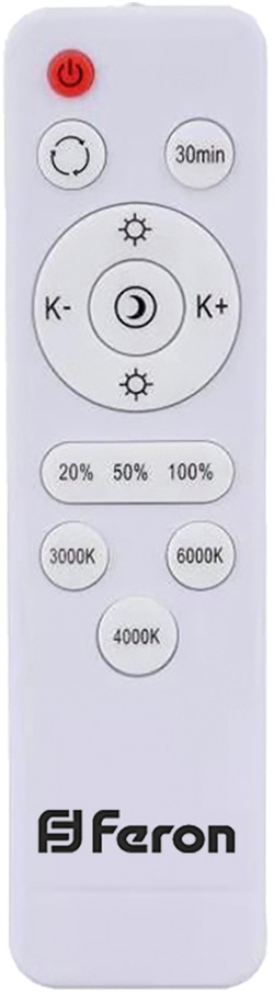 Пульт дистанционный для управляемых светильников серии "Elegance" AL5900, 5930, 5940, 5950, TM59 Feron 41890_FR