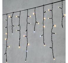 Гирлянда LTC Бахрома 3,1 x 0,5 м Тепло-Белая с Мерцанием Белого Диода 220В, 150 LED PIL150BLW-11-2WW