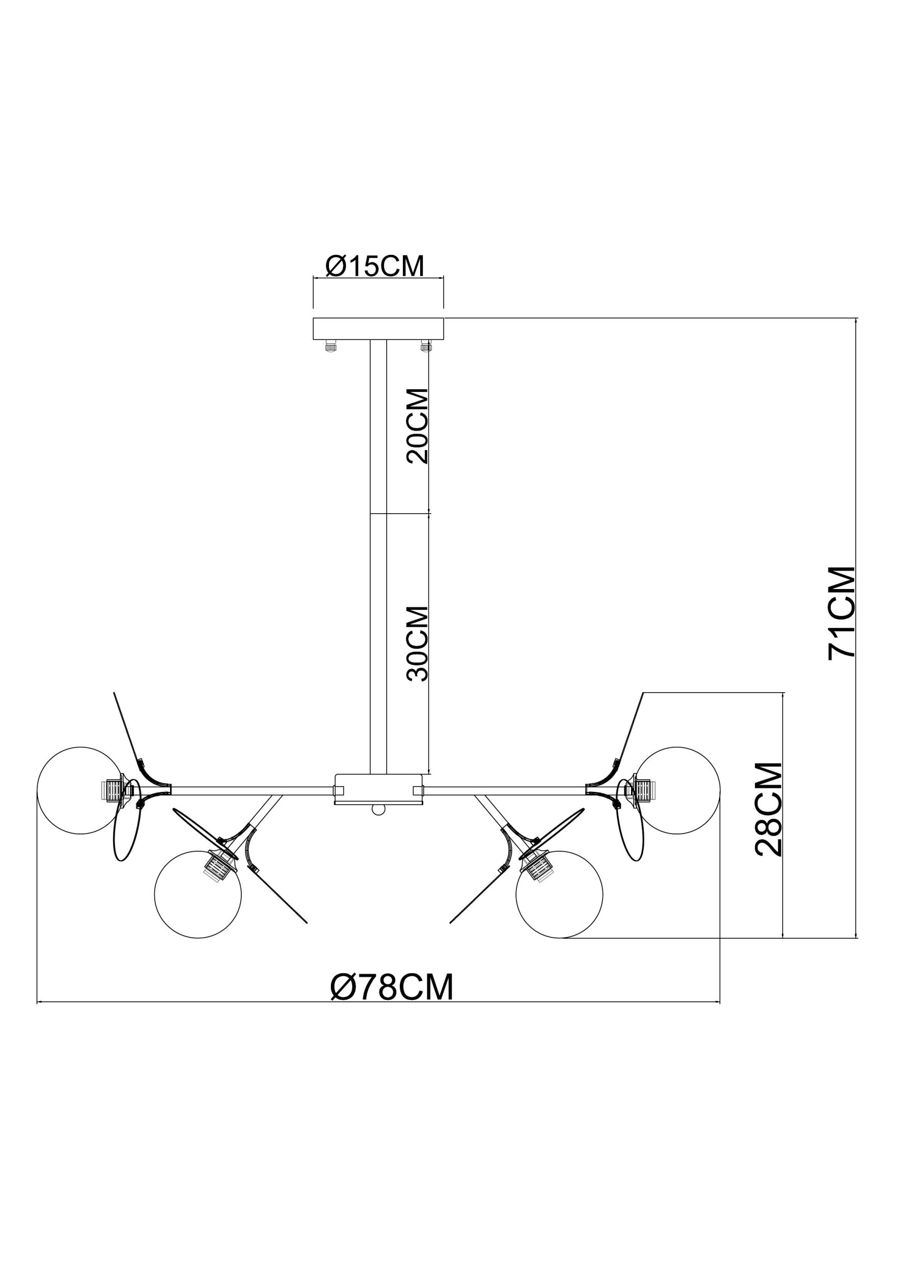 Потолочная люстра на штанге Arte Lamp PEACOCK A1369SP-10GY