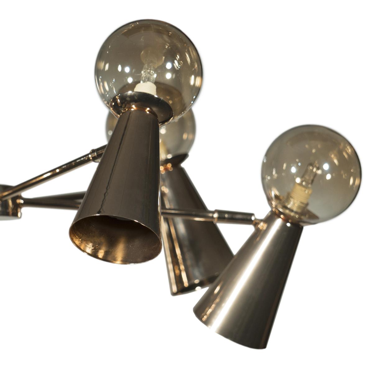 Подвесная люстра Loft IT Halley 10046/6 Gold_LF