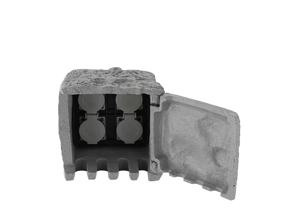 Розетка уличная с защитной крышкой IP44 Globo 37001-4_GL