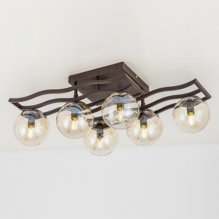 Потолочная люстра CitiLux на штанге Бриз CL106265