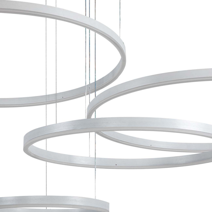 Подвесная люстра с пультом светодиодная (14001/4P White) Indigo V000033L