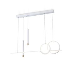 Подвесная люстра Ambrella light с пультом LineTech FL5393_AMB