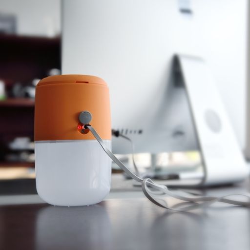 Кемпинговый фонарь светодиодный с выключателем на солнечных батареях с USB-портом IP44 P9035 Or Oasis Light P9035 Or_OL