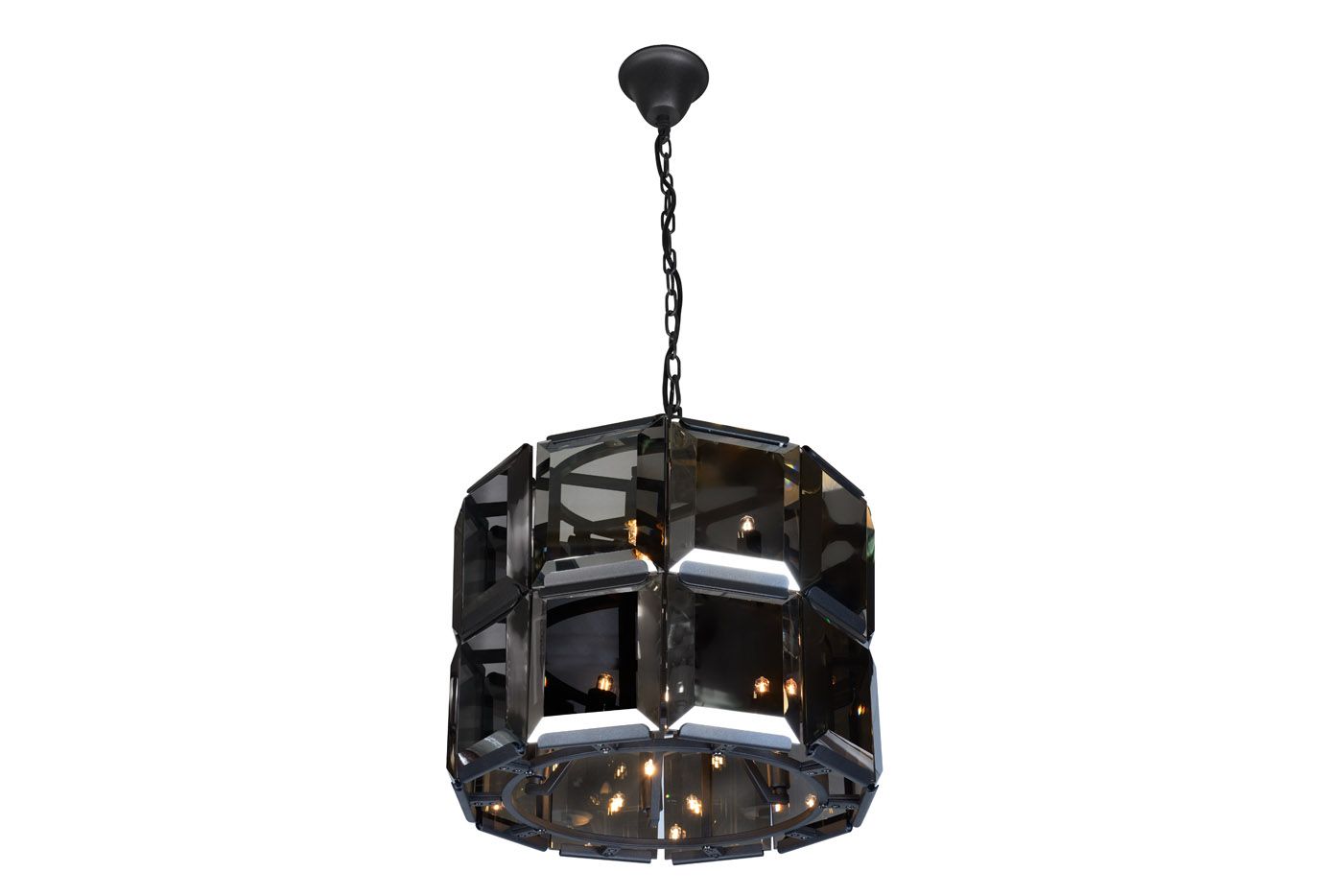 Подвесной светильник ILamp Panorama 10490-5+5P BK_IP