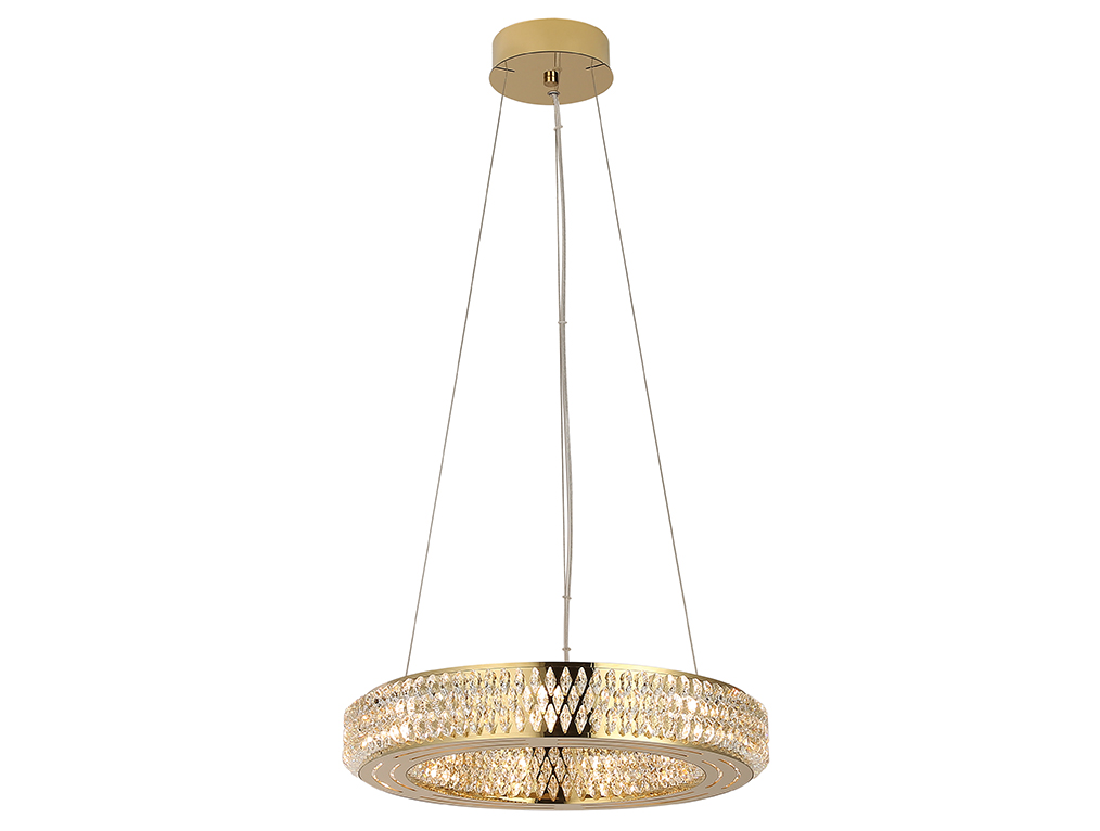 Подвесная люстра Newport MELODY 8560/40 C gold polished_NP