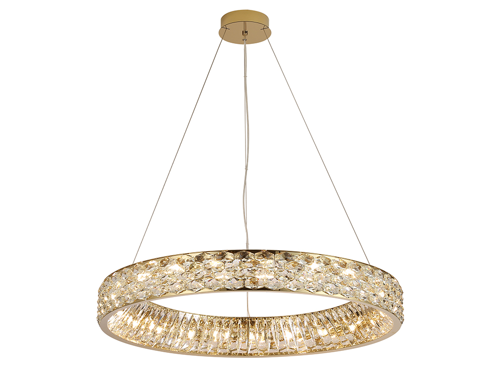 Подвесная люстра Newport TIFFANY 8532/80 C gold polished_NP