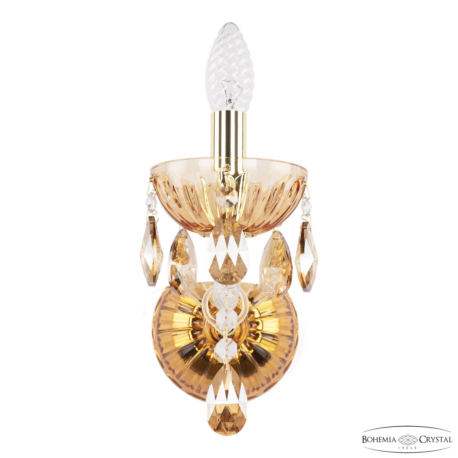Бра Bohemia Ivele Crystal 5413B/1/165 G Amber/M-1H K721_BI