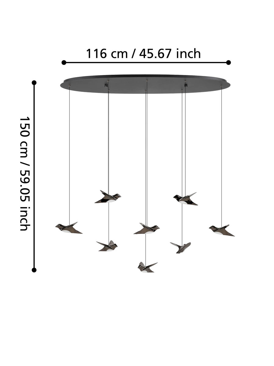 Подвесная люстра Eglo PARATEBUENO 390055