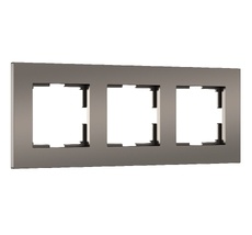 Рамка на 3 поста Slab (бронза матовый) Werkel a062814_WR