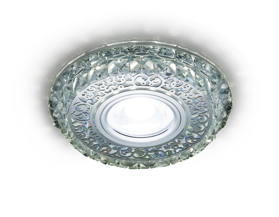 Встраиваемый светильник Ambrella light Crystal S393 CH_AMB