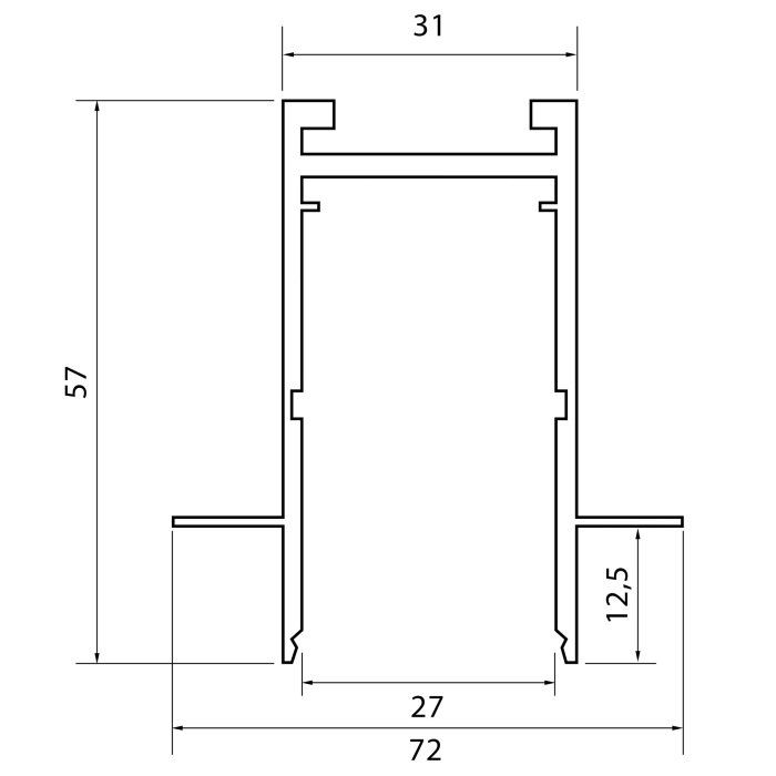 Шинопровод STLuce Skyline 220 ST021.539.00H