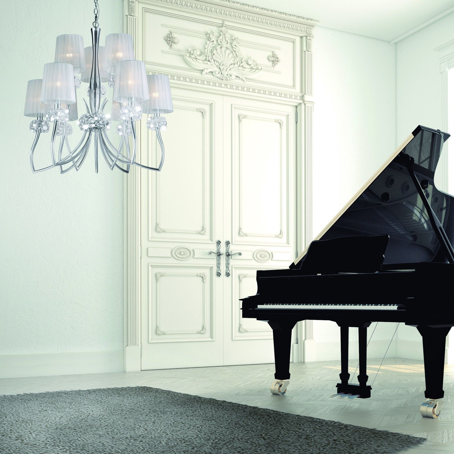 Подвесная люстра Mantra Loewe 4630_MN